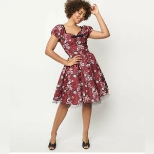 NEW Unique Vintage BETTY BOOP Retro ROCKABILLY Swing Dress Plus Sz 2X 18